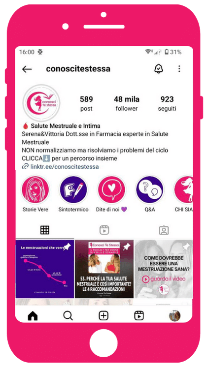 Seguici su Instagram - Conosci Te Stessa